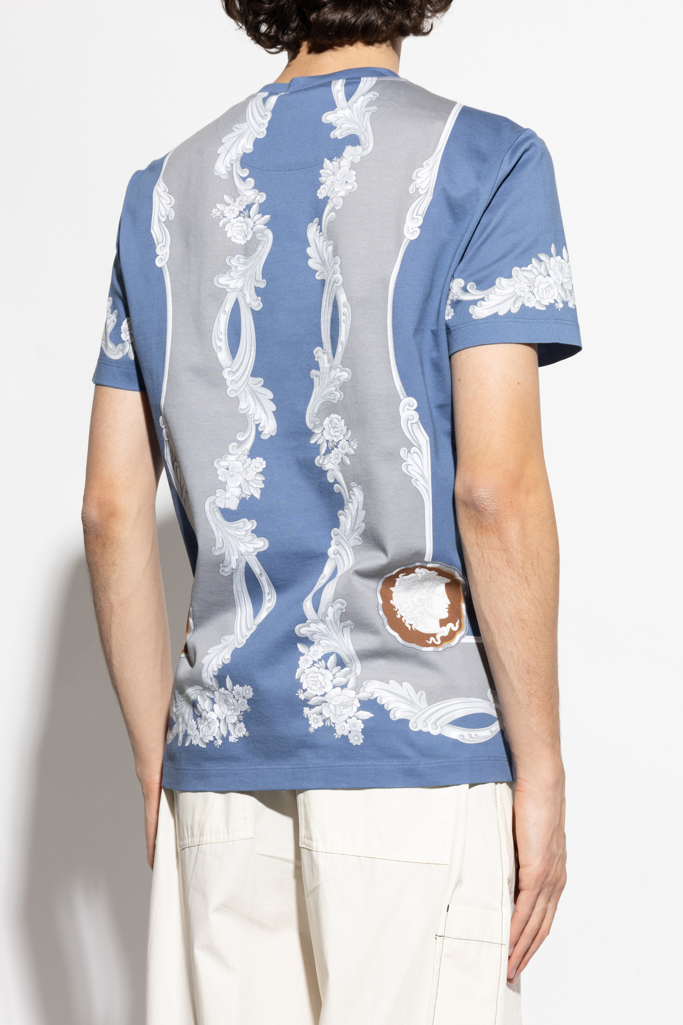 Versace T-shirt with print Medusa Cameo | Men's Clothing